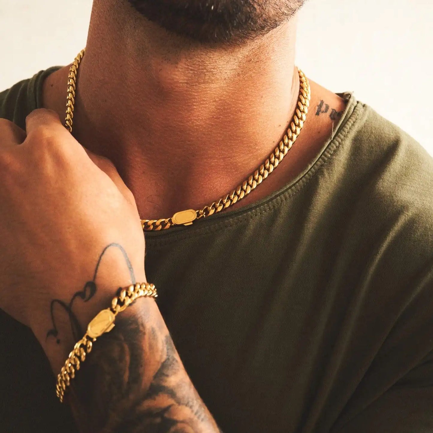 Kubanisches Armband Gold
