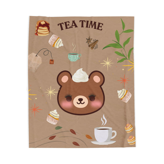 Cozy Tea Time Blanket - Tea Cups & Seasons | SHEEWY
