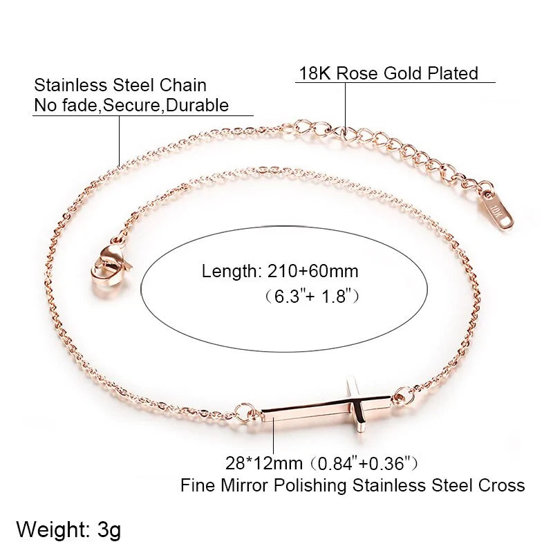 Cross Anklet