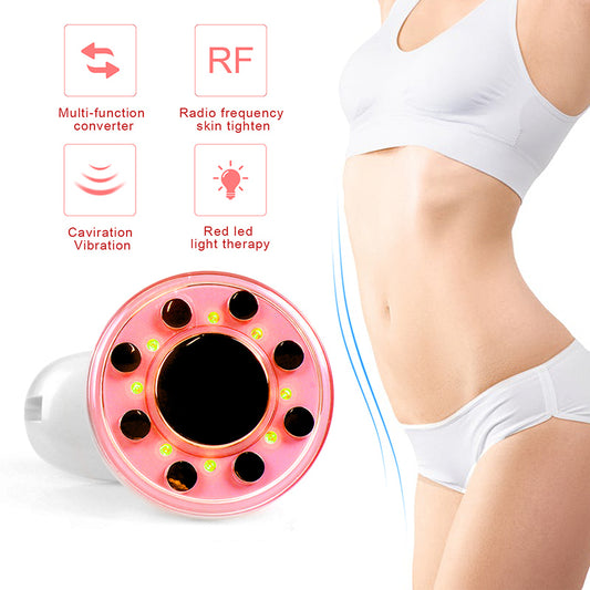 RF Machine Cavitation Vibration Ultrasonic Rechargeable EMS Radio Frequency Weight Loss Body Slimming Anti Cellulite Massager