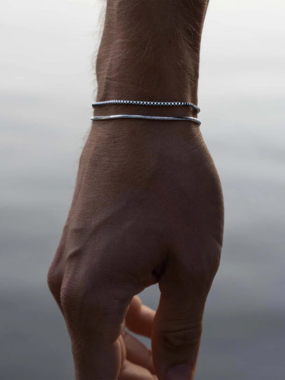 Armband mit Kastenkette