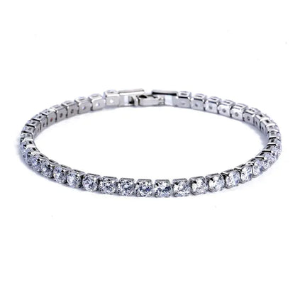 Armband mit kubischem Kettenglied